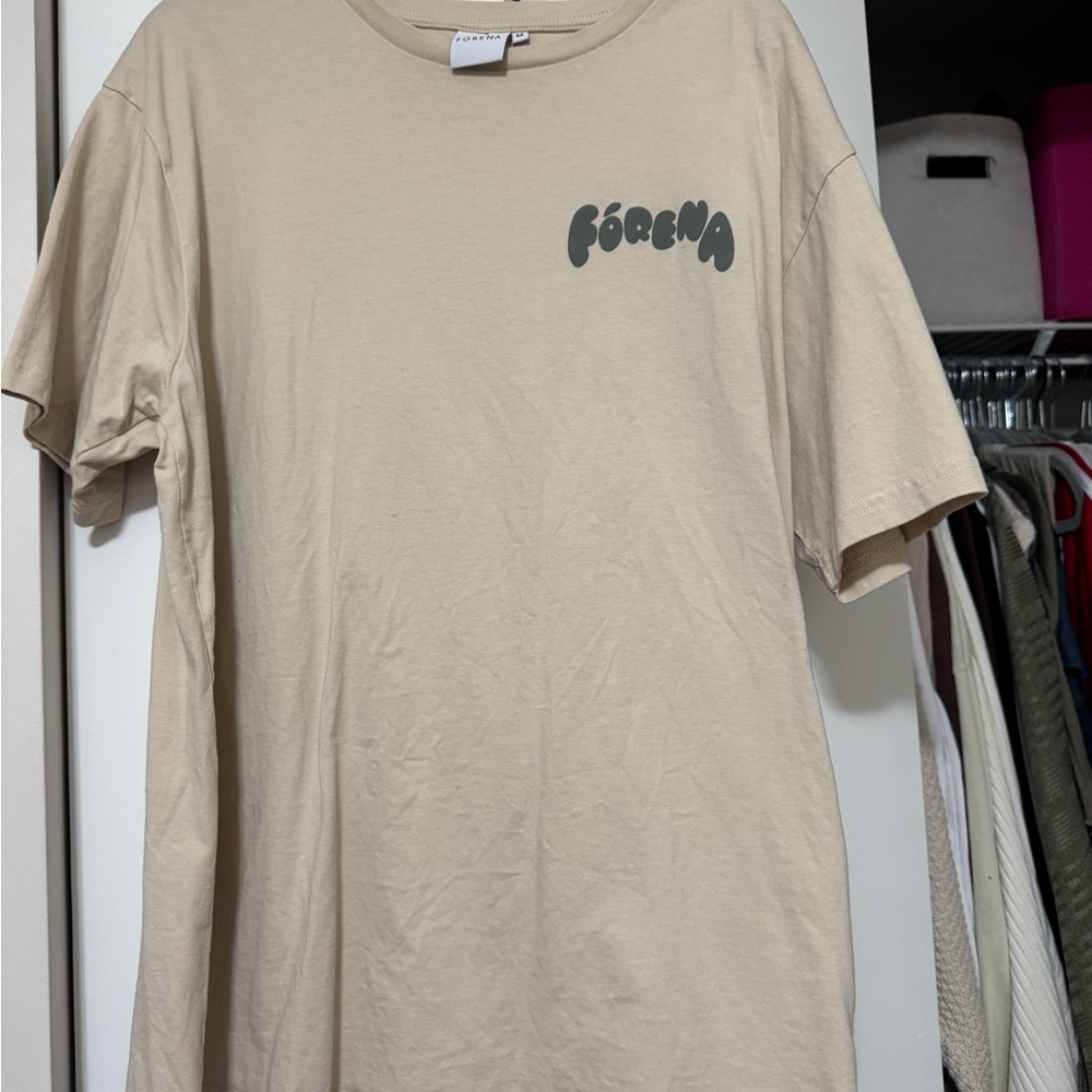 Forenza Beige Short Sleeve Tee
